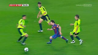 Messi Masterclass vs Real Zaragoza (Home) 2009-10 English Commentary HD 1080i50