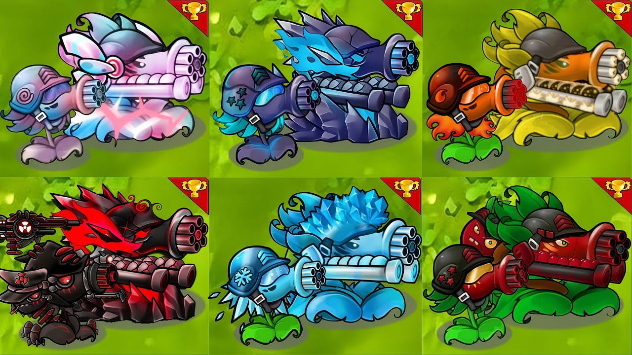 PVZ Fusion 3.1 Challenge!! Team GATLING Plants Fusion Vs  Ultimate Black Football Tall-nut General