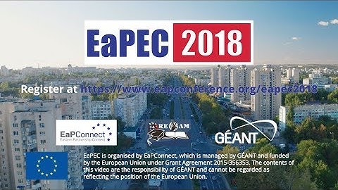Come to EaPEC 2018 on 17-18 Oct!