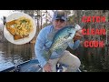 Toledo Bend Sac-a-lait/Crappie Spawn (Catch*Clean*Cook) Blackened Crappie &amp; Cajun Shrimp Pasta