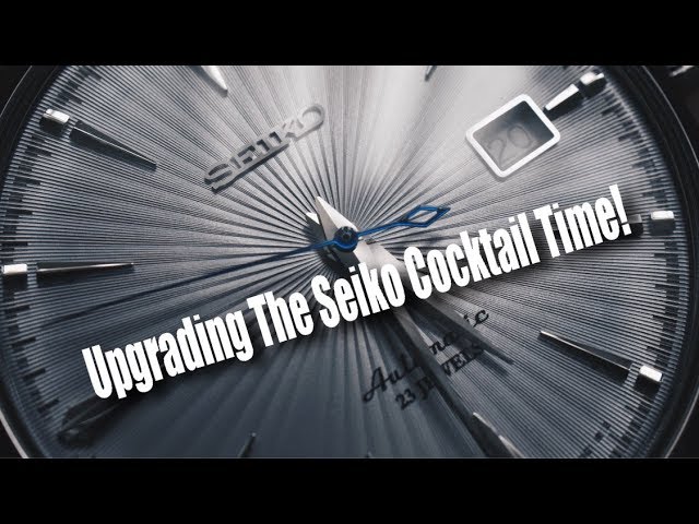 Sapphire Crystal Upgrade for Seiko Presage Cocktail Time - YouTube