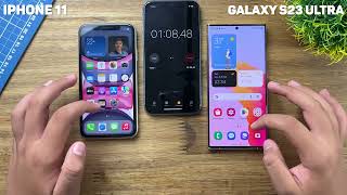 SAMSUNG GALAXY S23 ULTRA VS IPHONE 11 - FIRST SPEED TEST