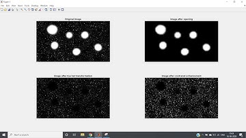 Top-hat transform (2 Examples with Complete code from scratch)  | MATLAB