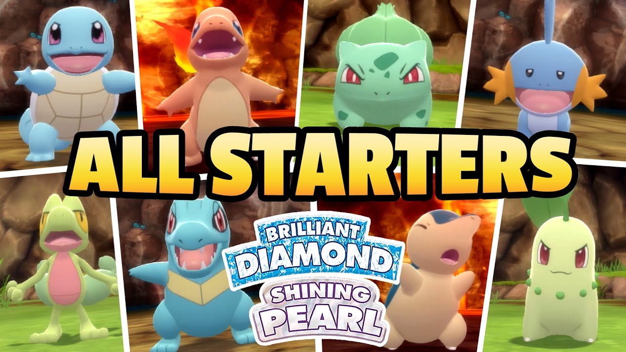 How to catch all starters - Pokemon Brilliant Diamond and Shining