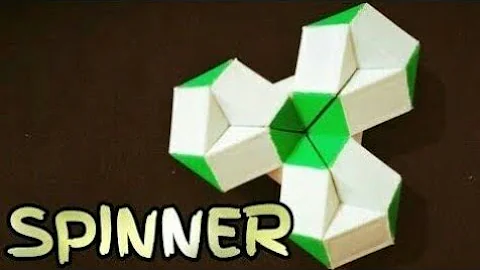 Snake cube model technic in spinner