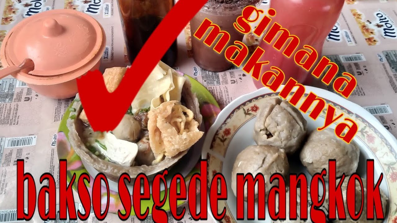 Bakso segede mangkok bakso mangkok mak mi pujon malang 