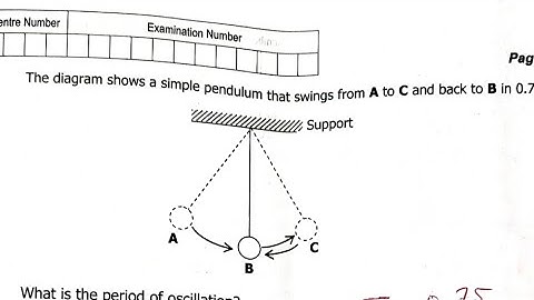 Simple pendulum questions #physics #maths #ecz