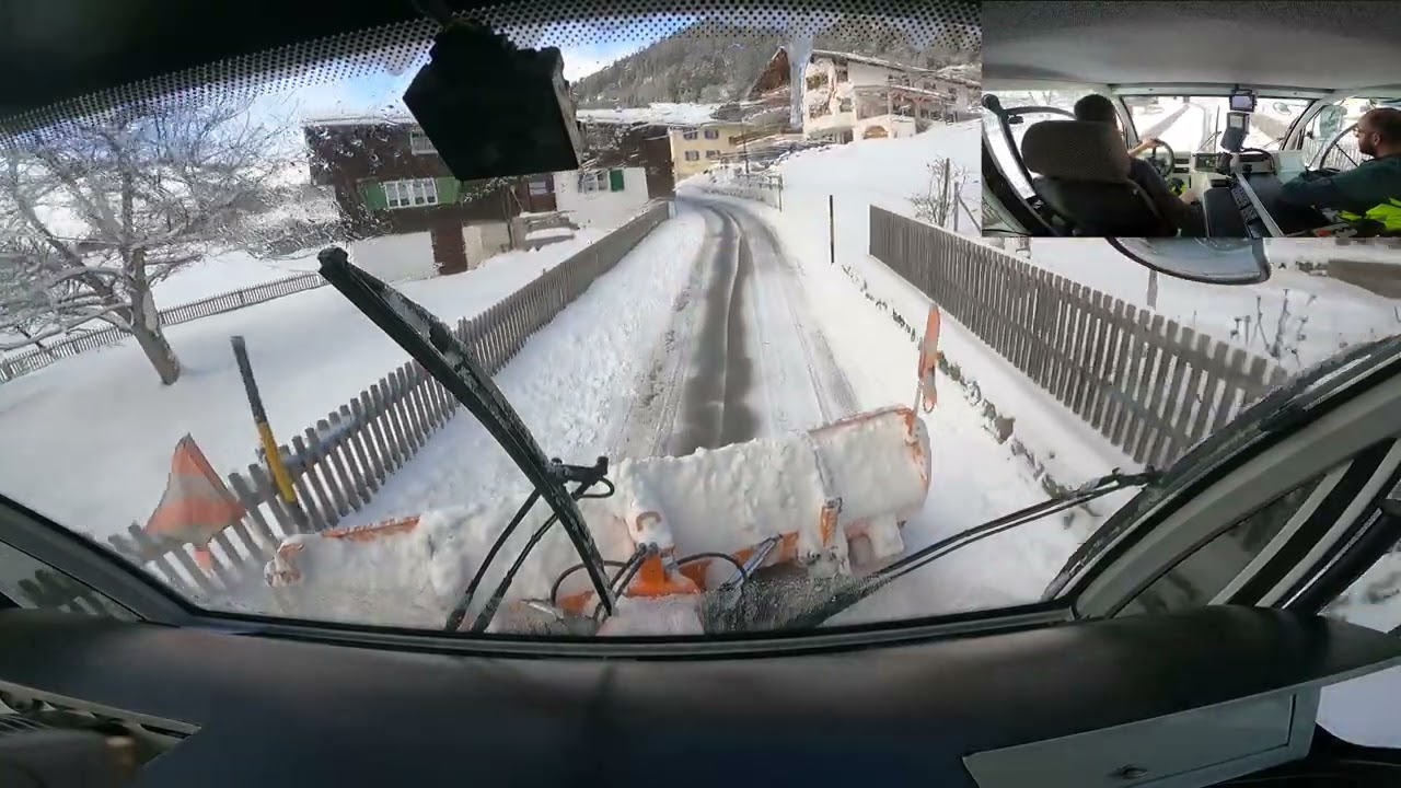 ❄️Winterdienst ❄️15cm Neuschnee🌨️Schiltrac Swisstrans🚍🌨️