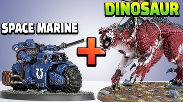 Space Marine on a Dinosaur! The Deadliest Creature in the Chapter