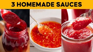 3 Easy Homemade Sauces | Thai Sweet Chilli, Thai Sriracha Sauce, Plum Sauce | Marion's Kitchen