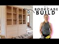 MASSIVE DIY Bookcase Build // The Biggest DIY Furniture Build My Wife Has Ever Attempted [Part 2!]