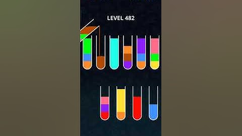 COLOR SORT PUZZLE LEVEL 482