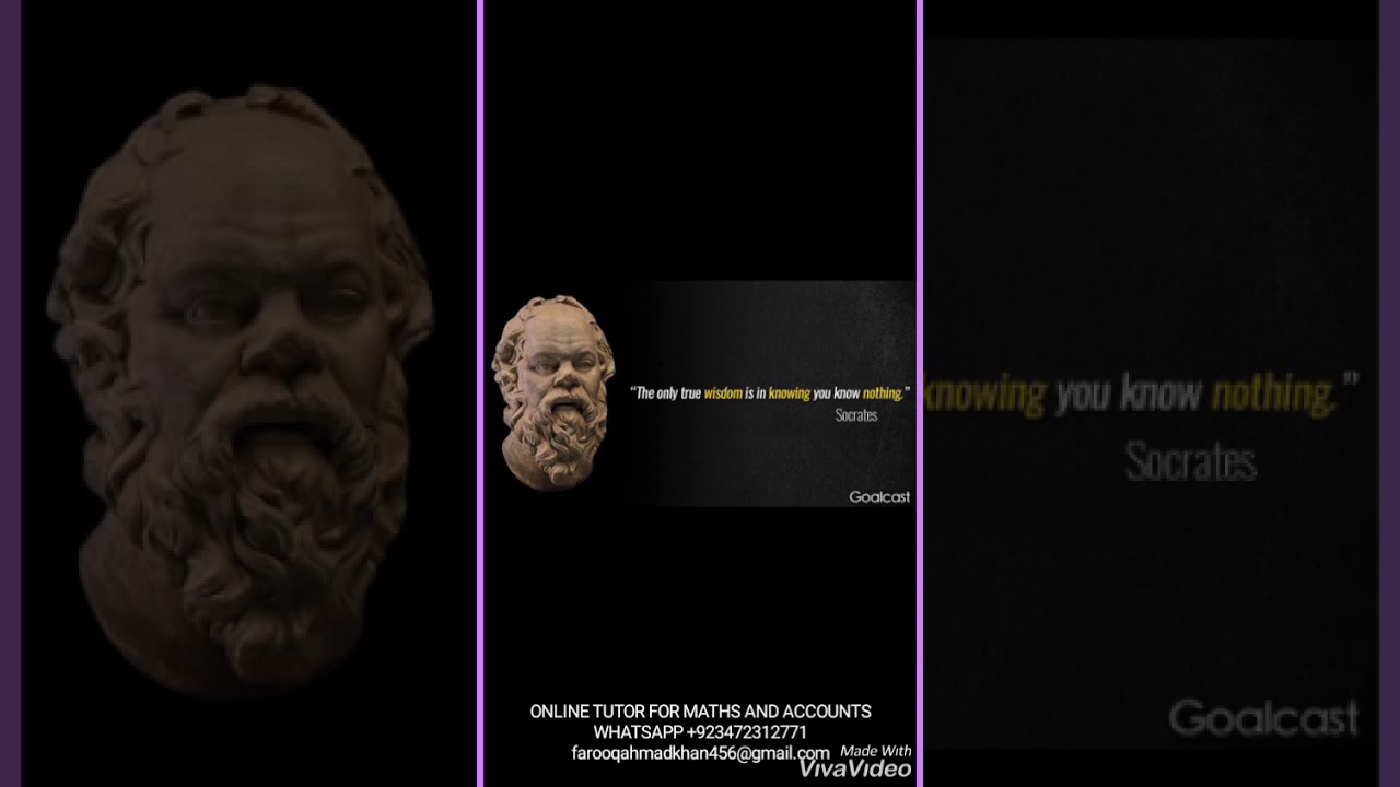 INSPIRATIONAL QUOTES OF SOCRATES - YouTube