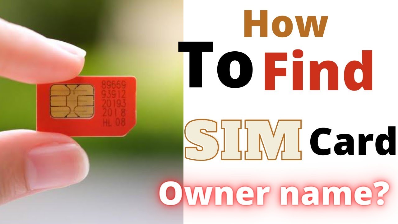 How to find Sim card details in tamil || How to find Sim card owner name in tamil!!!