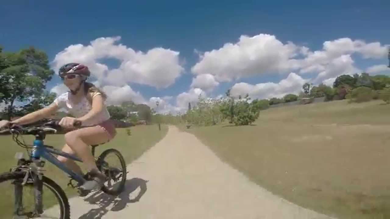 Riding a bike no hands with Tiarna YouTube
