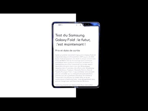TEST Samsung GALAXY FOLD : un SMARTPHONE PLIABLE, à quoi ça sert ?
