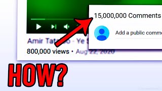 This Video Has 800K Views And 15 MILLION Comments?! (Most Comments On YouTube!)
