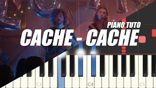 Video thumbnail of "Columbine - Cache-Cache (Easy Piano Tutorial)"