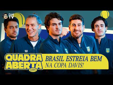 AO VIVO: LOGO APÓS A ESTREIA DO BRASIL NA COPA DAVIS | QUADRA ABERTA