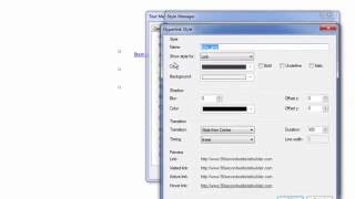 The Text Menu in 90 Second Website Builder