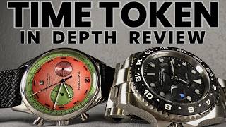 TIME TOKEN WATCH IN-DEPTH REVIEW! Carbon Fiber Automatic GMT & Quartz Fruit Chronograph!