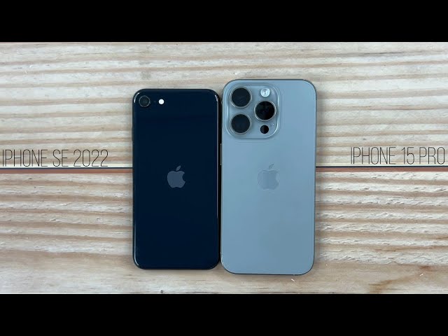 Apple iPhone SE 2022 vs iPhone 15 Pro - SPEED TEST!!! - YouTube