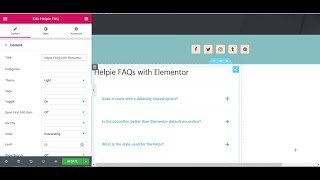 Creating Wordpress Accordions And Toggle Faqs With Elementor - Helpie Faq