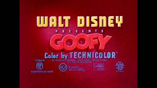 Two Gun Goofy (1952) Opening - Academy ratio reissue titles