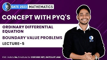 Solution boundary value problems | ODE for GATE