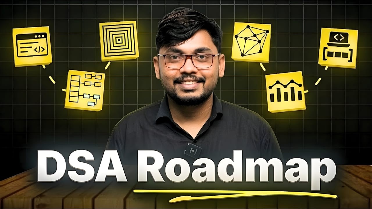 DSA Roadmap 2026 🚀 Complete Guide for Beginners | C + DSA Full Course ...