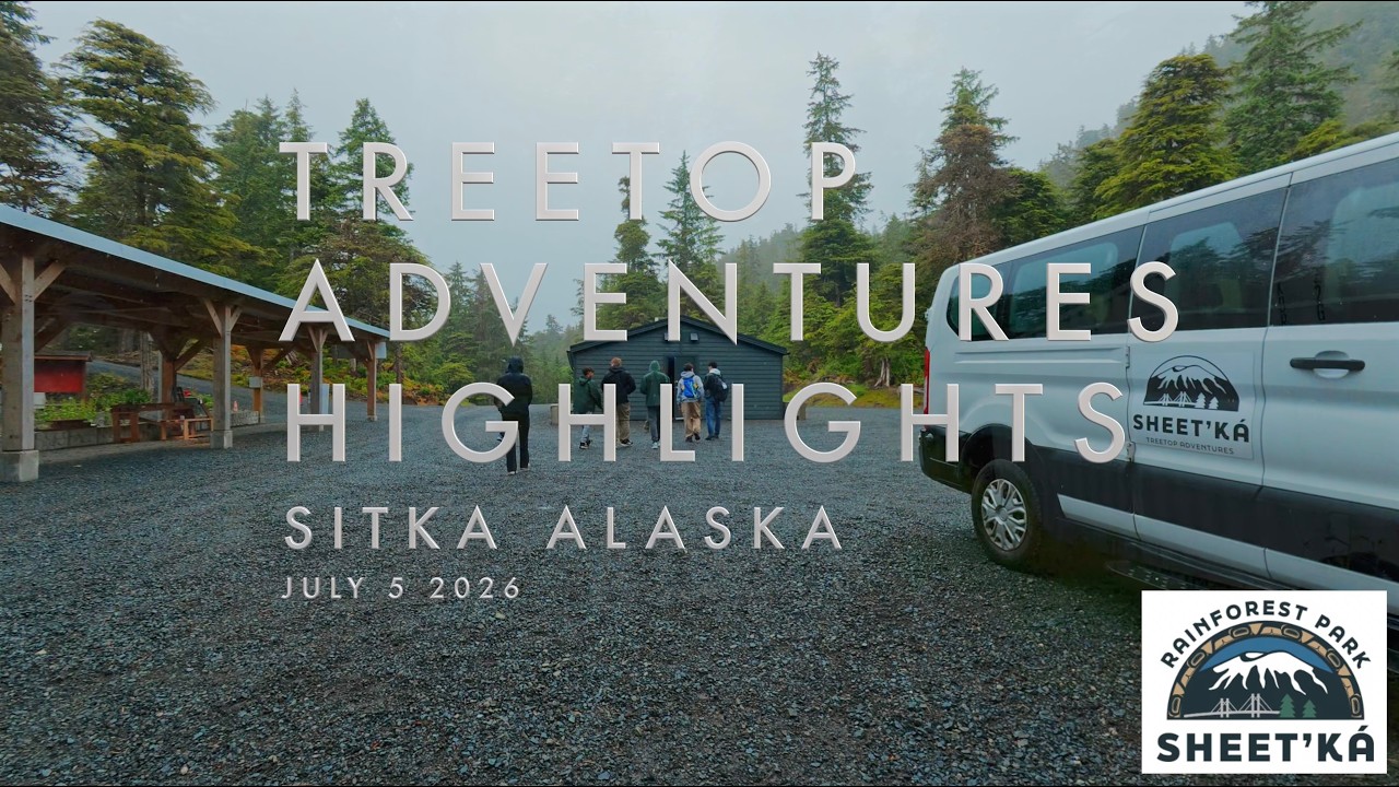 Sheet'Ka Treetop Adventures - Terrifying or Fun? Highlights!