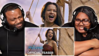 MOANA LIVE-ACTION IS STUNNING!! | Teaser REACTION 🧑🏾‍💻‼️