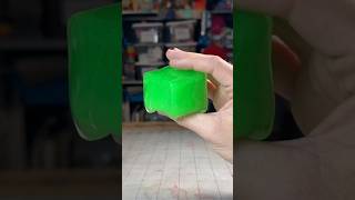 Cube Squishy Filled with Green Goo
