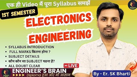 🔥 SBTE Bihar Polytechnic 1st Semester NEW Syllabus 2025-26 | Electronics Engineering Complete Guide