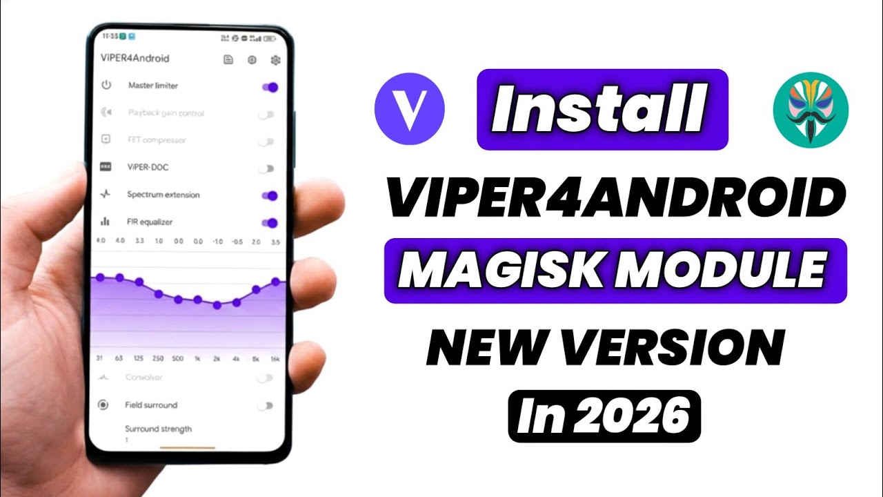 Install VIPER4ANDROID on Any Phone In 2026 | Magisk Root - YouTube