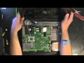 TOSHIBA L305 laptop take apart video, disassemble, how to open disassembly