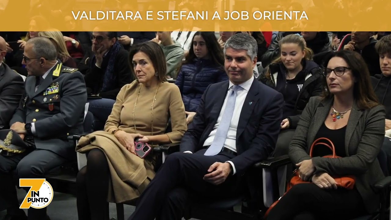 7inpunto  Valditara e Stefani a JOB Orienta