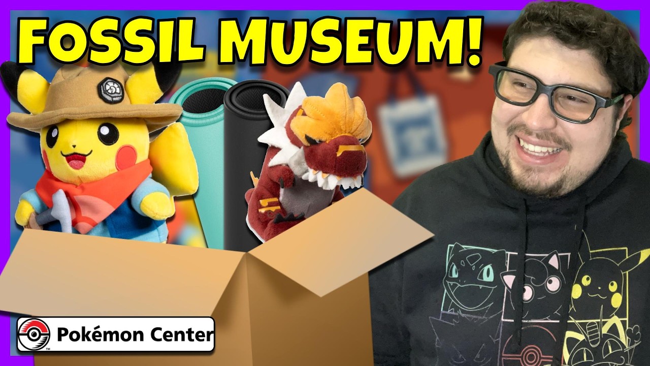Pokémon Center Unboxing! Fossil Museum Collection! - YouTube