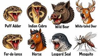 Every Continent's Deadliest Animal Explained In 12 Minutes