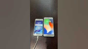 iPhone 6s on iOS 10 vs iPhone 8 Plus on iOS 16 boot up test #shorts #iphone6s #iphone8plus #ios