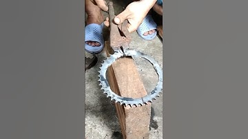 #diy , sáng tạo hay từ phế liệu, kìm kẹp hàm cực hay từ nhông xích cũ