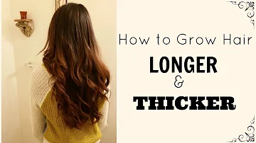 How to Grow Longer and Thicker Hair | Castor Oil | DIY Hair Mask