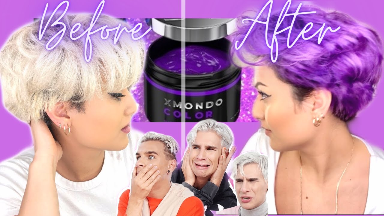 BRAD MONDO new hair dye | Reviewing XMONDO Super Purple | Brad lets TALK...  - thptnganamst.edu.vn