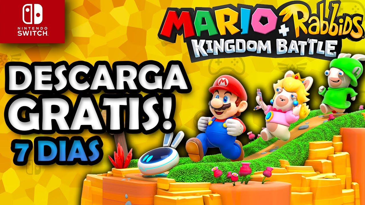 Brasil  Testes de Jogos – Assinantes do Nintendo Switch Online poderão jogar  Mario + Rabbids Kingdom Battle completo entre 05 e 13 de Julho