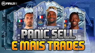 FIFA 21- COMO FAZER COINS COM O PANIC SELL E LANÇAMENTO DE MAXIMIN 86/DEMBÉLÉ 86/CHIELLINI 89