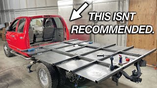 Building The Worlds Craziest Overlanding Camper Truck - The FLOOR