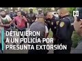 Detienen a policía por presunta extorsión - Expreso de la Mañana