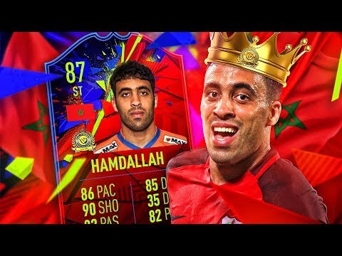 THIS CARD IS INSANE! 87 RECORD BREAKER HAMDALLAH PLAYER REVIEW! FIFA 19 Ultimate Team