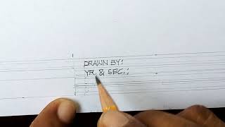 How to create a simple title block