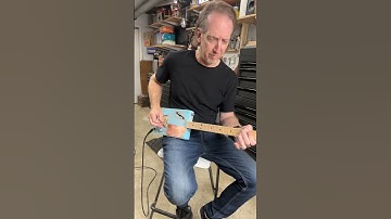Thumbnail of Blue Sky Padron 3 String Cigar Box Guitar CBG #2577 #cigarboxguitar #3stringguitar #cbg Mike Snowden